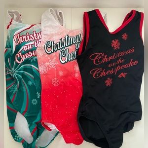 3 Pack Christmas Leotards